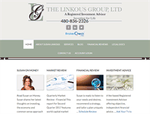 Tablet Screenshot of linkousgroup.com